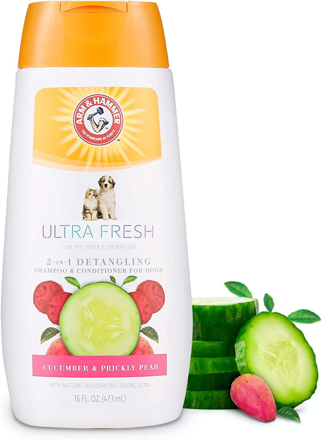 Ultra Fresh Dog Shampoos, Conditioners, and Sprays for Dogs |  Baking Soda Ingredient Helps Neutralize Bad Pet Odors for an Advanced Clean | Itch Relief Shampoo for Dogs